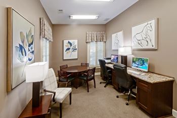 Business Center with duel computer station
